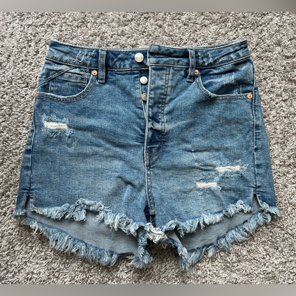 Free people denim shorts